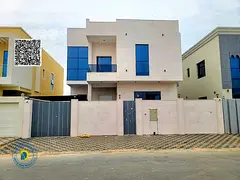 For sale: Modern villa in Al Yasmin, 5 BR with a roof, at a special price. Super deluxe finishing. F