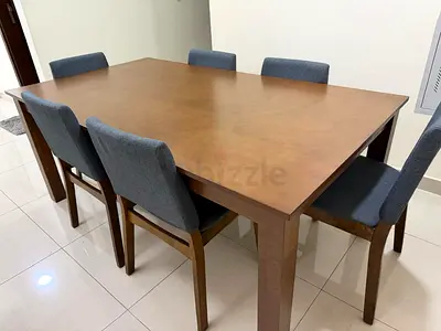Elegant Dining Table with Chairs Set