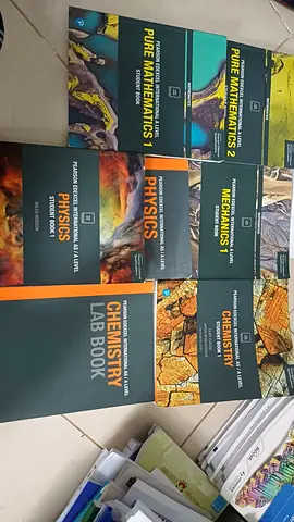 Pearson Edexcel A‑Level Textbooks  Chemistry Lab Book (Physics, Chemistry, Pure Maths, Mechanics)