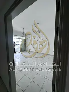 A well-maintained 2-bedroom apartment for rent in Abu Shagara, Sharjah, located in a family-only bui