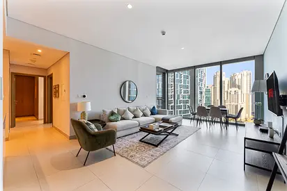 Coastal 2 Bed With JBR Beach Views from Balcony | Furnished | Flexible term