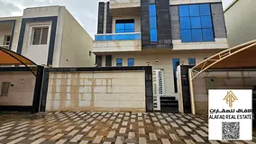 Villa for rent in Al Zahia, Ajman, 6 bedrooms, suitable for staff accommodation, quiet location near