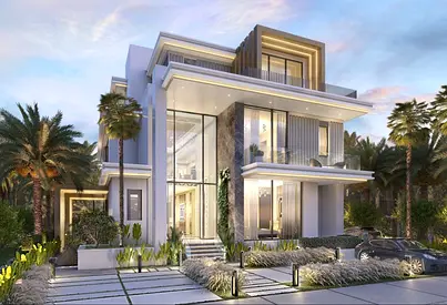 Ultra-Luxury 5BR Waterfront Villa | Maid's Room