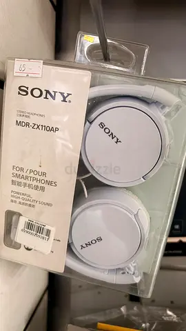 Sony MDR-ZX110AP on-ear headphones - white (used)