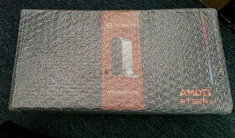 AiWOKS AMD Ryzen7 8845HS 5.1Ghz Mini PC 32GB RAM 2TB 7000MB PCIE4 SSD 4 Display Win11 Pro 1Y Wty