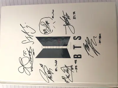 BTS signed Book