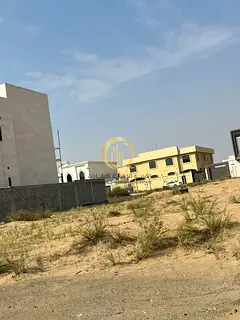 Lowest price in the market for selling a residential land in Al Houshi area, Sharjah, in a very prim