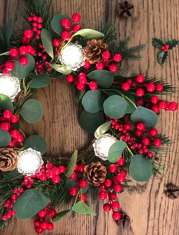 Festive Christmas Wreath