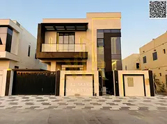 Luxury villa in Al Bahia – 5 master bedrooms with a majlis, 2 living rooms, and a modern kitchen o