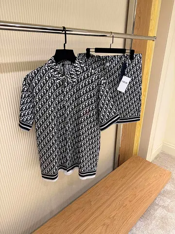 Dior Matching Shirt and Shorts Set
