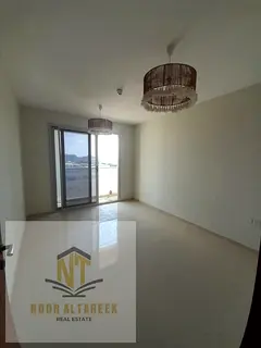 An apartment for annual rent, one room, a hall, a bathroom, and a balcony with an open view. A down