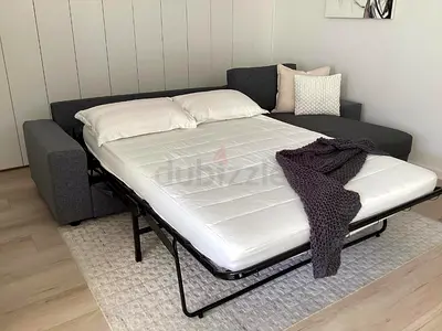 Ikea vimle L shape sofa bed with mattress