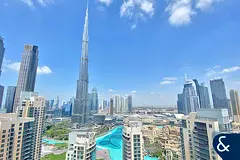Unfurnished | Rare Layout | Burj+Fountain Views