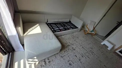 Ikea vimle L shape sofa bed with mattress