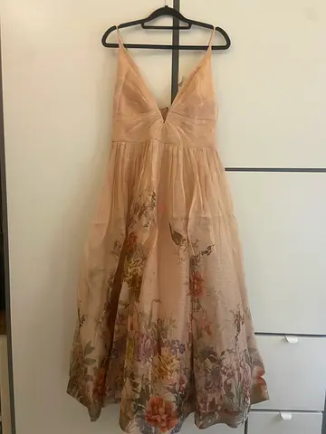 Zimmerman Race Day Floral  Print Dress