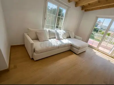 Crategbarrel L Shape Sofa Beige Excellent Condition