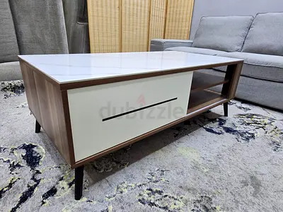 Modern Rectangular Coffee Table with Storage