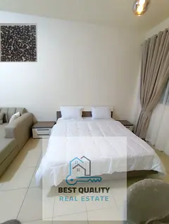 Furnished Studio for First Occupant in Ajman | Luxury Location &amp; Bills Included