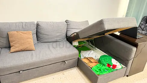 IKEA L-shaped sofa