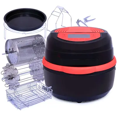 Multifunction Air Fryer with Rotisserie  Accessory Kit