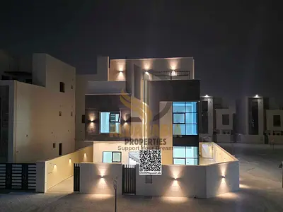 A prime opportunity to own a luxury corner villa on two asphalt roads in Al Helio 2, close to the mosque and Sheikh Mohammed Bin Zayed Road, offering