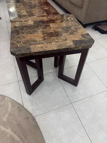 Marble Top Coffee Table + Side Table | Strong  Stylish | Great Deal