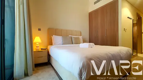 Bright Furnished Studio | Balcony | Meydan