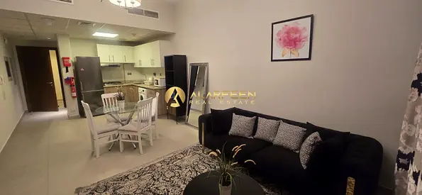Furnished 1BR Apartment | Dune Residency JVC | Multiple Views & Balcony