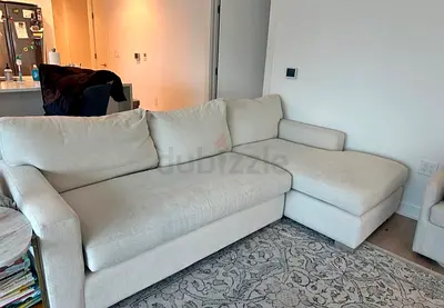 Cratebarrel Axis bench L shape sofa