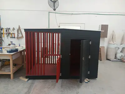 Classic Doghouse for sale - Natural Wood