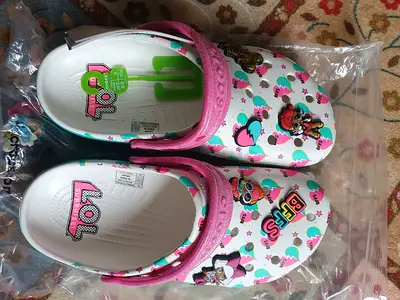 Crocs LOL Surprise kids clogs — unworn, in original packaging