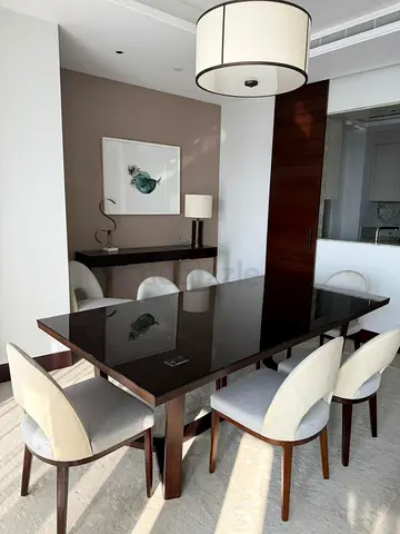 Natuzzi Italian brand Dining table With six chairs For sale