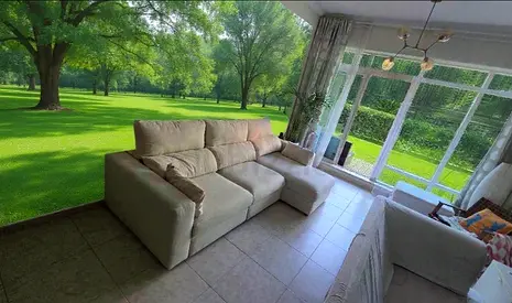IKEA eskilstuna L shape sofa under storage