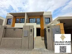 Luxury corner villa for sale in Azha community Ajman with five bedrooms private garden plot size 496