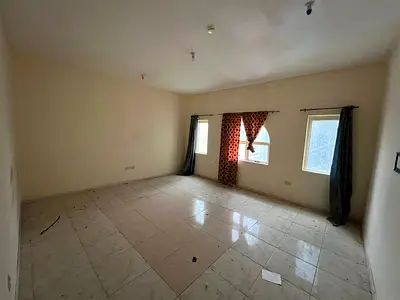 Two-bedroom family apartment in Al Majara, Sharjah, well-sized and close to the Corniche and amenities