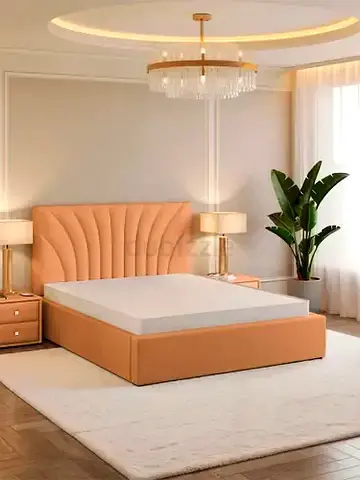 New Queen size bed frame storage bed double bed Queen bed mattress for sale