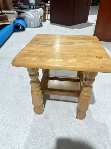 Vintage wood side table