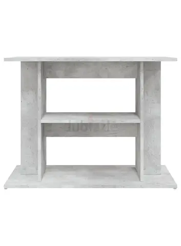 Aquarium Stand Concrete Grey 80x35x60 Cm Engineered Wood
