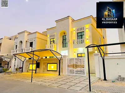 شامل الكهرباء والماء والمكيفات اغتنم الفرصه وتملك فيلا من اجمل فيلات عجمان بتصميم انيق وتشطيبات فاخرة