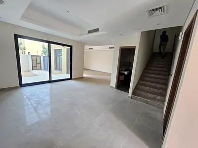 Special villa for rent in Sharjah Sustainable City, 3 bedrooms + maid, 4 bathrooms, private garden, gym and pool. Modern design with