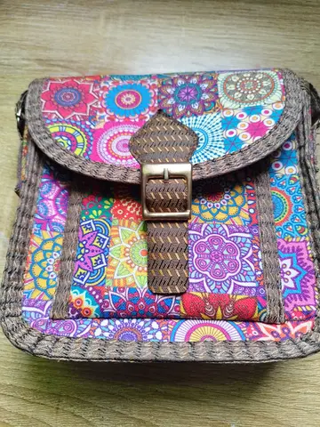 Colorful Boho Mandala Crossbody Bag