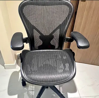 For selling Herman Miller Aeron chair size B Fully Loaded available