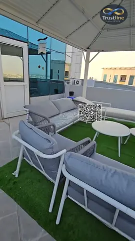 Two-bedroom apartment for sale in Orient Towers, Ajman, with a down payment of AED 200,000, immediate occupancy, and an area of ​​3600 sq ft.