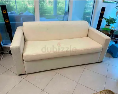 Natuzzi two seater sofa bed with mattress