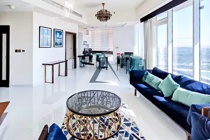 Furnished | Miracle Garden View | Higher Floor