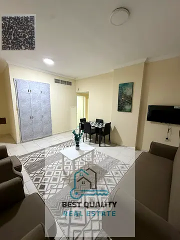 Furnished one-bedroom apartment for monthly rent in Ajman