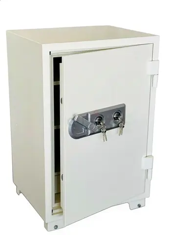Secure White Metal Safe locker 92Kg
