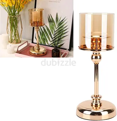 Candlestick Holder, Light Luxury French Candlestick Ornament Table Candle Holder Romantic Candleligh