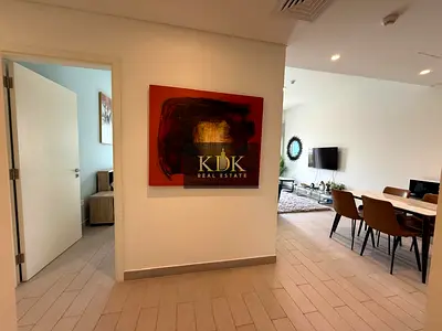 Furnished 2BR Apartment | Pool Views | Golfville Dubai Hills