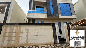 6 Bedroom Villa for Rent in Al Zahya Ajman 2 Living Rooms 2 Kitchens Split AC Prime Location Near Sh